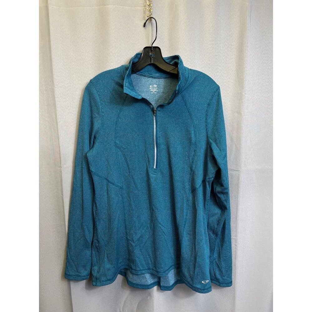 C9 Champion SKU 7691 Womens Blue Long Sleeve Pullover Top Size XL
